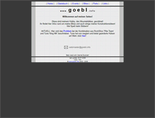 Tablet Screenshot of goebl.info